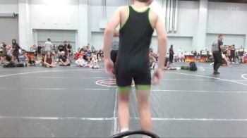 76 lbs Round 6 (8 Team) - Norah Calhoun, Team Mat Clash vs Eli Wiley, Pedraza