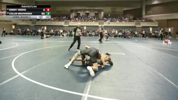 133 Championship Bracket Cons. Round 2 - Collin Meuwissen, Waconia vs Embry Meeks, Cambridge-Isanti