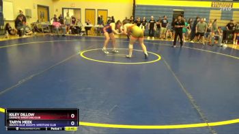 170 lbs Semifinal - Kiley Dillow, Chanute Wrestling Club vs Taryn Meek, Wichita Blue Knights Wrestling Club