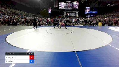 138 lbs Cons 64 #1 - Chris Mazza, Connecticut vs Collin Cain, Indiana