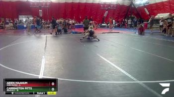 126 lbs Round 2 (4 Team) - Carrington Pitts, Roncalli vs Aiden Maanum, Park Rapids
