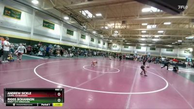 60 lbs Cons. Round 2 - Andrew Sickle, Laurel Matburners vs RIGGS BOHANNON, Windy City Wrestlers