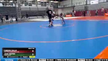 44-49 lbs Champ. Round 1 - John Reimer, Team Nazar vs Carson Gallo, SJO Youth Wrestling Club