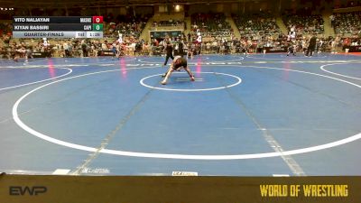 80 lbs Quarterfinal - Vito Naljayan, Mat Assassins vs Kiyan Bassiri, Capital City