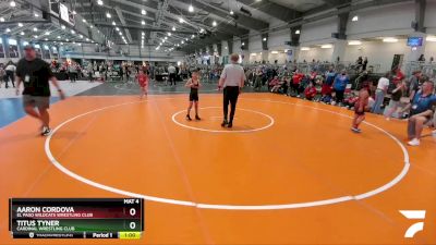 80 lbs Cons. Semi - Titus Tyner, Cardinal Wrestling Club vs Aaron Cordova, El Paso Wildcats Wrestling Club