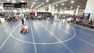 102 lbs Champ. Round 1 - Harlym Ward, Utah vs Kinzy McCauley, Utah