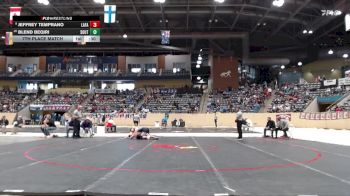 190 lbs 7th Place Match - Blend Beqiri, Southern vs Jeffrey Temprano, Lafayette