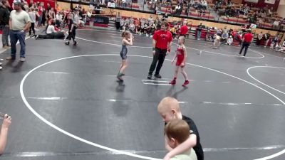 75 lbs Cons. Semis - Isabella Brown, Team Real Life Wrestling vs Lainey Casey, Oakley Hornets Wrestling Club, Inc.