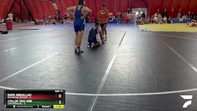 175 lbs Round 1 (4 Team) - Sami Abdallah, Rochester Century vs Collin Van Ark, Lena/Bonduel