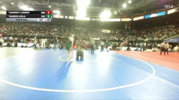 5A 165 lbs Semifinal - Garrett Larsen, Wood River vs Damien Avila, Blackfoot
