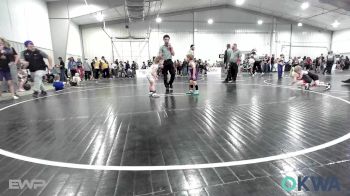 45 lbs Consi Of 8 #2 - Miller Vanzant, Bristow Elementary Wrestling Club vs Walker Scheulen, Salina Wrestling Club