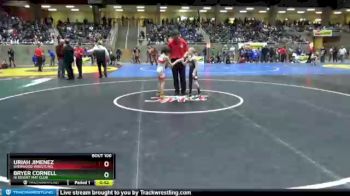 63 lbs Champ. Round 2 - Bryer Cornell, Hi Desert Mat Club vs Uriah Jimenez, Sherwood Wrestling