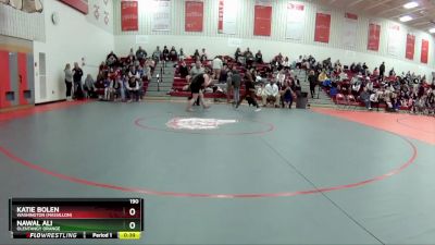 190 lbs Cons. Round 2 - Nawal Ali, Olentangy Orange vs Katie Bolen, Washington (Massillon)