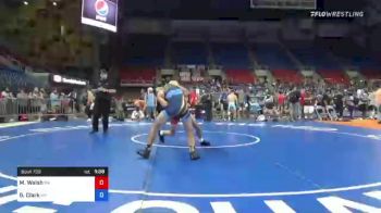 160 lbs Round Of 64 - Matt Walsh, Massachusetts vs Gabriel Clark, West Virginia