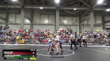 105 lbs Cons. Round 1 - Yosselin Delgado, U Town Hammers vs Halle Hill, Thunderbird