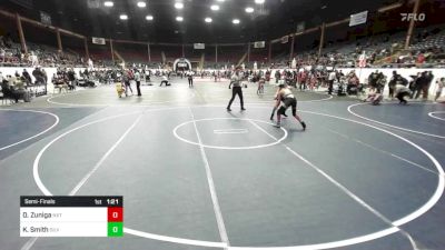 109 lbs Semifinal - D'Angelo Zuniga, Nxt Lvl Wr Ac vs Kannon Smith, Silvercreek