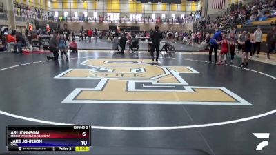 70 lbs Round 3 - Ari Johnson, Sebolt Wrestling Academy vs Jake Johnson, Iowa
