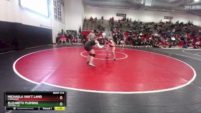 125 lbs Cons. Round 2 - Michaela Van`t Land, Coronado vs Elizabeth Fleming, Central-GJ