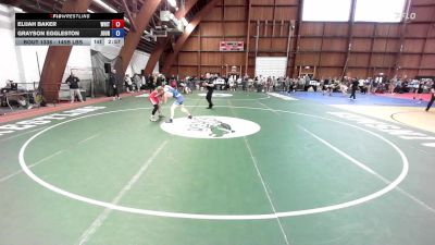 145B lbs Rr Rnd 3 - Elijah Baker, Whitney Point High School vs Grayson Eggleston, Journeymen