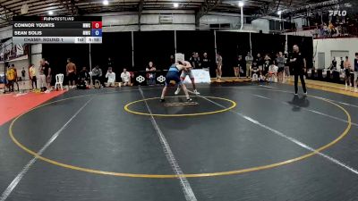 65 kg Champ. Round 1 - Connor Younts, Michigan Wrestling Club vs Sean Solis, Matpac Wrestling Club