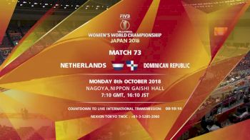 NED vs DOM | 2018 FIVB Womens World Championships