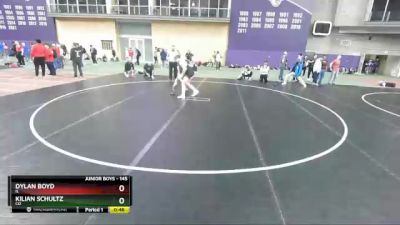 145 lbs Cons. Round 5 - Kilian Schultz, CO vs Dylan Boyd, IL