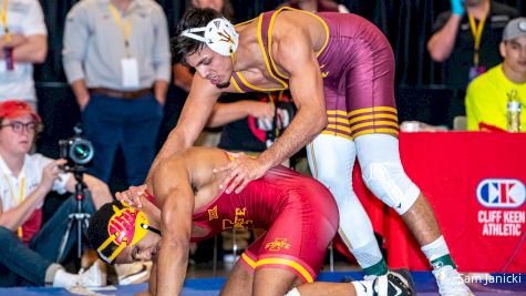 184 lbs Quarterfinal - Samuel Colbray, Iowa State vs Zahid Valencia, Arizona State