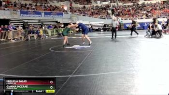 D1-235 lbs Cons. Round 1 - Miquela Salas, Casteel HS vs Gianna McCrae, Sunnyslope