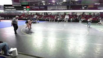 165 lbs Champ. Round 2 - Connor Hauff, Meridian vs Kai Herrera, Kuna