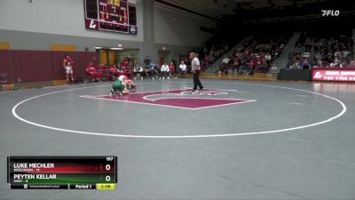 157 lbs Finals (2 Team) - Luke Mechler, Wisconsin vs Peyten Kellar, Ohio