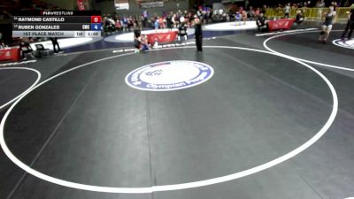 144 lbs 1st Place Match - Raymond Castillo vs Ruben Gonzales, Credo Wrestling Club