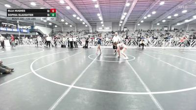 132 lbs Consi Of 4 - Ella Hughes, GA vs Sophia Slaughter, VA