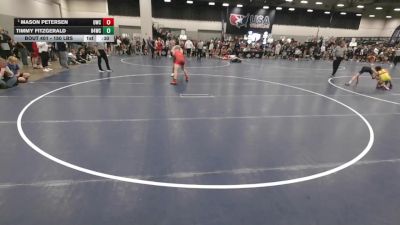 150 lbs Cons. Quarters - Mason Petersen, UWC vs Timmy Fitzgerald, Ranger 47 Wrestling Club
