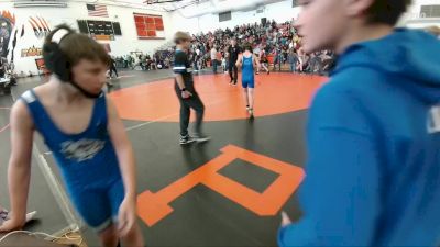 79-81 lbs Round 2 - Jak Clark, Sheridan Junior High School vs Dalton Moss, Lovell Middle School