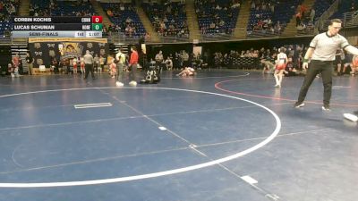 65 lbs Semifinal - Corbin Kochis, Connellsville vs Lucas Schuman, Honesdale