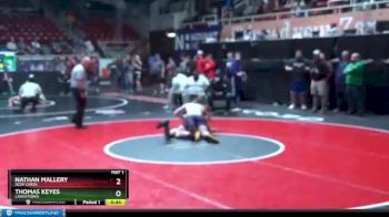 170 lbs Cons. Round 7 - Nathan Mallery, Deep Creek vs Thomas Keyes, Landstown