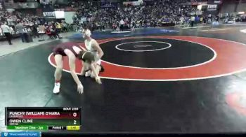 2A 138 Quarterfinal - Owen Cline, Orting vs Punchy (william) O`Hara, Lakewood