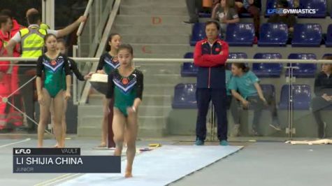 Li Shijia China - Vault, Junior - 2018 City of Jesolo Trophy