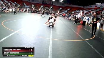 130 lbs Champ. Round 2 - Christian Fretwell, Lake Gibson HS vs Brady DesRosiers, Mattawan