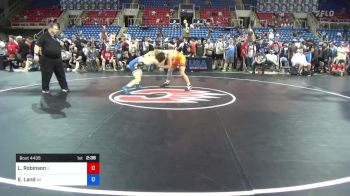 160 lbs Rnd Of 128 - Lane Robinson, Illinois vs Edgar Land, Alaska