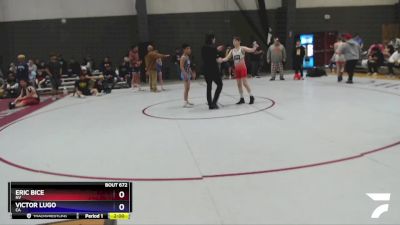 94 lbs Quarterfinal - Eric Bice, NV vs Victor Lugo, CA