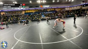 157 lbs Cons. Round 2 - Carson Klonglan, Ankeny vs Noah Cerny, Woodstock (Marian)
