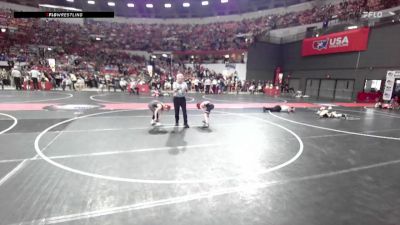 80 lbs Champ. Round 2 - Archer Marten, Pirate Mat Club vs Lincoln Myhre, Monroe Wrestling Club