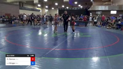 41 kg Semis - Sky Ramos, California vs Jessiah Briggs, California Grapplers