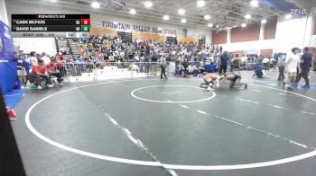 150 lbs 5th Place Match - David Daniels, Granite Hills vs Cash McFate, Bishop Gorman HS