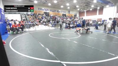 150 lbs 5th Place Match - David Daniels, Granite Hills vs Cash McFate, Bishop Gorman HS
