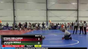 52 lbs Round 2 - Jackson Beegle, PA Silver vs Ethan Mielcarski, NCWAY National Team