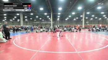 100 lbs Rr Rnd 5 - Brooklyn Henry, PA West Black - GHSE vs Abby Guzzo, MGW Riptide - GHSE