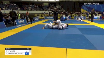 SHANE JAMIL HILL-TAYLOR vs GABRIEL MARANGONI DE OLIVEIRA 2021 World Jiu-Jitsu IBJJF Championship