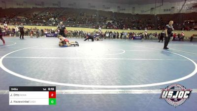 64 lbs Consi Of 8 #2 - Jayden Otto, NORTH DESOTO WRESTLING ACADEMY vs Josh Hazewinkel, Cashion Youth Wrestling